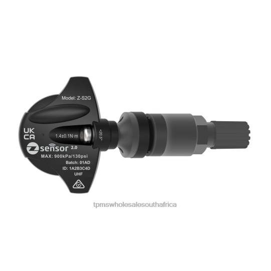 TPMS Sensor Replacement - Holden OE Replacement TPMS Sensor - OE P/N 13581560 Freq 433Mhz 8PJ48587 Metal Valve Stem - Dark Gray