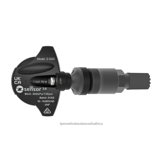 Tyre Pressure Monitoring System South Africa - Holden OE Replacement TPMS Sensor - OE P/N 95712232, 13598773 Freq 433Mhz 8PJ4853 Metal Valve Stem - Dark Gray